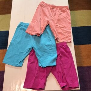 Three Pack Bundle Of Girls Biker Shorts